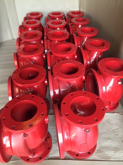 Red Y-Strainers