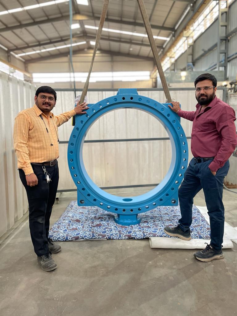 Double-Flanged Industrial Butterfly Valve