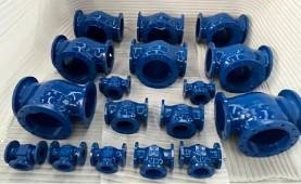 Blue Ductile Iron (Di) Pipe Fittings